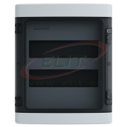 SM Distribution Box VORTEX, 26M, 1500VAC/DC, 2x PEN 13^13, 420x324x140mm, PC/ABS, -25..60°C, UV-stable, HF, cl. II, IP65 IK10, MaxPro, transparent, grey