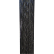 Braided Sleeve AGROflex, NW36 ø34..60mm, ratio 1:2, polyester PET 6, -50..150°C, HF, highly flexible, 100m/pck, Agro, black