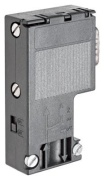 Simatic DP, Bus Connector, Profibus up to 12 Mbit/s, 90°angle out going cable, terminat. resist. w. isolat. function, w.o. PG socket, Siemens