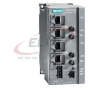 Scalance X204-2LD, managed IE switch, 4x 10/100 Mbit/s RJ45 ports, 2x 100 Mbit/s single-mode BFOC, error signaling contact w. set button, rotundant power supply, ProfiNet IO device, network management, rotundancy manager integrated, Siemens