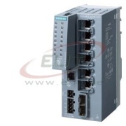 Scalance XC206-2SFP Manageable Layer2 IE Switch, 6x 10/100 MBit/s RJ45 ports, 2x 100/1000 MBit/s SFP, 1x console port, diagn. LED, rotundant power supply, -40..70°C, ProfiNet IO Device, Ethernet/IP compliance C-Plug shaft, Siemens