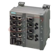 Scalance X212-2LD, Managed IE Switch, 12x 10/100 Mbit/s RJ45 ports, 2x 100 Mbit/s single-mode BFOC, LED diagnostics, error-signaling contact w. set button, rotundant power supply, ProfiNet IO device, network management, rotundancy manager, Siemens