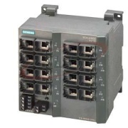Scalance X216, Managed IE switch, 16x 10/100 Mbit/s RJ45 ports, LED diagnostics, error-signaling contact w. set button, rotundant power supply, ProfiNet IO device, network management, integ. rotundancy manager, Siemens