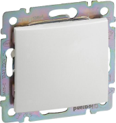 Switch Valena, mech.| 2way, 10A 250VAC, spring clamp, white