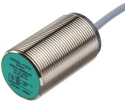 Inductive Sensor NBB10-30GM50-WS, M30 flush, Sn 10mm, NO, Sf 20Hz, LED, -25..70°C, nickel-plated brass, PBT, 2-Draht, 2m PVC cable, 20..253VAC, IP67