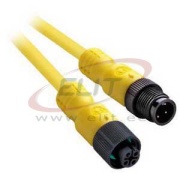 Sensor/Actuator Cable 889D, M12 4pin Fassung » M12 4pin plug, 4A 250V, -20..105°C, PUR, L10m, IP68, Allen-Bradley, gelb