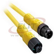 Sensor/Actuator Cable 889D, M12 4pin Fassung » M12 4pin plug, 4A 250V, -20..105°C, PUR, L30m, IP68, Allen-Bradley, gelb
