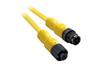 Sensor/Actuator Cable 889D, M12 4pin socket » M12 4pin plug, 4A 250V, -20..105°C, PUR, L5m, IP68, yellow