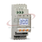 Current Protection Relais 900CPR-1, 1Ø-2Draht, over/under current, range 1/5A..999A, delay 0.5..99.5s, 2CO 5/3A 250VAC, LCD w. backlight, cv 85..270VAC, W35mm, TS35, Selec