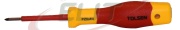 VDE Screwdriver, double-crosstip Pozi, PZ0 x60| 155, insulated blade, 1000V