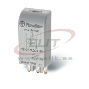 LED (grün), Varistor 99.02, 28..60VAC/DC, sockets 90.02/03, 94.P3/P4/02/03/04/54, 95.P3/P5/03/05/55, 96.02/96.04, 97.P1/P2/01/02/51/52