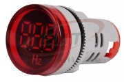 Frequenzmesser XB7 Monolithic, ø22.5mm, 0..99Hz, IP65, rot