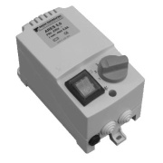 Elektronische Drehzahlregler ARES, 5A 1x 105..230VAC ±5%, Schalter| beleuchtetem, PM| stufenlosen Einstellung der Drehzahl, 10s KickStart, IP54