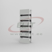 Modularer Rahmen CHM, 5x 29TE| 578Wx765Hx125D, BRES-86, Safy