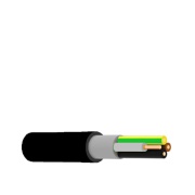 Power Cable CYKY-J, 3G1.5mm² 450/750V, -15..70°C, 100m/pck, black