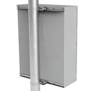 Pole Mounting Kit ECFP, inkl. 2 cross-pieces, 2 colar clamps, accessories, galvanised steel