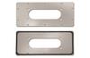 Cable Entry Plate E COR, cutout FL21, 310x110 | for multigate LMC/MC/HTC, perforated, incl. mounting accessories, grey