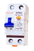 Residual Current Operated Circuit Breaker (RCBO) EPBR-63H, 1C+N 6A 30mA 10kA, type AC, 2M, 10mm²