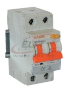 Residual Current Breaker w. Overcurrent EPBR-63H, 1B^N 10A 30mA 10kA, type AC, 2M, 10mm²
