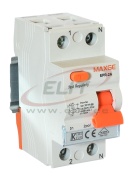 Fehlerstromschutzschalter EPR, 2P 25A 30mA 6kA, Typ AC, 16/25mm²| 2..3.5Nm, MaxGE