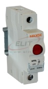 LED Meldeleuchten, rot, 24VAC/DC, 1..16mm², 1M, TS35, MaxGE