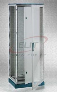 Inner Door EUPI, 1000Wx2000H, double bar locking w. 3mm double-bit insert, inkl. vert. uprights, hori. rails, mount accessories, C3M| epoxy resin layer, grau