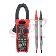 Digitales Stromzangenmessgerät, 1000A/V AC/DC True RMS, Ų40mm, auto/man, Durchgang, Diode, NCV, Rück-/Blitzlicht/DCA, func/auto, REV/ VFD/ INRUSH, REL/LowZ/LCD, inkl. 2x Sonde/ 1x C° Sonde/ Koffer/ Handbuch/ Batterie (3x 1.5V AAA) nicht, GVDA