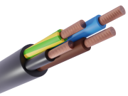 Gummischlauchleitung H05RR-F, 4G 1.5mm² 300/500V, -25..60°C, 100m/pck
