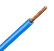 Draht H07V2-K, 6mm² 450/750V -40..90°C, 100m/pck, blau