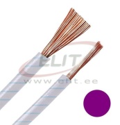 Draht H05V-K, 0.75mm² 300/500V -40..70°C, 100m/pck, violet