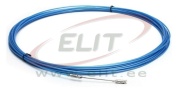 Conduit Ducting Cable Puller LO88m, steel fish tape, spring guided roller head, eyelet, steel Draht, plastic, Ø3.6mm, L20m, 150kg
