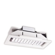 LED Recessed High Bay Light 35W 240VAC 3600lm 4500K 120° IP65, weiß