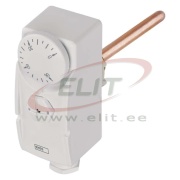Immersion thermostat P5685, 230VAC 1CO 16A(4A) Temp. 0°C...90°C, thread 1/2", L=110mm, Ø8mm, IP40, white, Emos