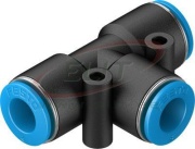 Push-in T-connector QST-8, 10pcs/pck, 153130