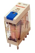 Relais RFT, 2CO 8A 250VAC/30VDC, cv 24VDC, LED, Prüftaste, Diode (1-, 5+), UL/TÜV/CE, 20stk/pck