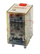 Relais RKE, 4CO 5A 250VAC/30VDC, cv 24VAC empfindlich, LED, Prüftaste, UL/TÜV/CE, 20stk/pck