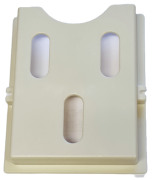 Drawing pocket DIN A6, usable depth 24mm, self-adhesive, grey