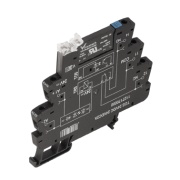 Halbleiterrelais TOS, 1NO (MOS-FET) 2A 3..33VDC, vs 24VDC ±20%, LED, Freilaufdiode, Verpolungsschutz, B6.4mm, Weidmüller