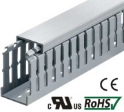 Verdrahtungskanal HVDRF, 100Wx60H, A6/4, 2m/stk, grau