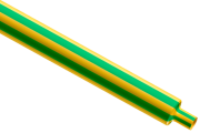 Heat Shrink Tubing H-2F (YG), 19/9.5mm, thin-wall, crosslinked polyolefin -55..135°C/ +100°C, flame-retardant ^high flexibility, 1m/pce, yegr
