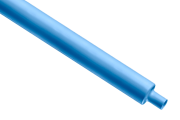 Heat Shrink Tubing H-2(Z), 12.7/6.4mm, thin-wall, crosslinked polyolefin -55..125°C/ +100°C, flame-retardant ^high flexibility, L1.22m/pce, blue