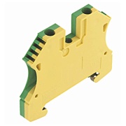 Schutzleiter-Reihenklemme WPE 6, 6mm² 720A 800V, Weidmüller, grün/gelb