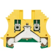 Schutzleiter-Reihenklemme WPE 2.5, 2.5mm² 300A 800V, Weidmüller, grün/gelb