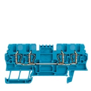 Feed-through Terminal ZDU 1.5/4AN BL, tension clamp, Weidmüller, blau