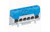 N-Terminal Block, 1x 10..35mm² + 5x 6..25mm², 100A 400V, touch-proof, blau