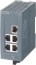 Scalance, XB005 Unmanaged Industrial Ethernet Switch, 5x 10/100 Mbit/s twisted-pair ports RJ45, for setting up small star ^line topologies, LED diagnostics, IP20, 24VAC/DC power supply