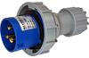 Industrial Plug, 1P+N+E 16A 415VAC, IP67, MaxPro, blau