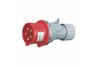 Industrial Plug, 3P+N+E 32A 415VAC, IP44, MaxPro, rot