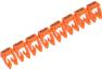 Marker CAB3, 0.5..1.5mm², 3, strip 30pcs, orange