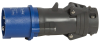 Plug Hypra, 1P+N+E 63A 250VAC, plastic, IP44